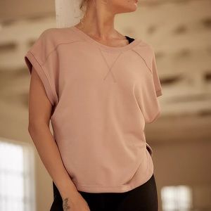 Free People Movement 2-way shirt | Heather Oatmeal